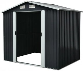 Záhradný domček BestBerg ZDB-4A / 4,1 m² / 236 x 174 x 206 cm / šedá
