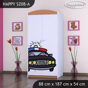 Detská skriňa POLÍCIA - TYP 8A