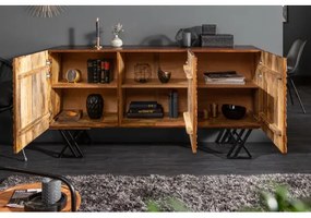Komoda 40244 160cm Fluid Drevo Mango hnedá  - Komfort-nábytok