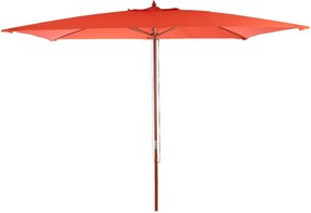 Slnečník Florida 2x3m - polyester/drevo 6kg - terakota