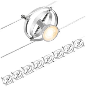 Paulmann 94490 - SADA 8xGU5,3/7,5W Bodové svietidlo CARDAN 230V matný chróm