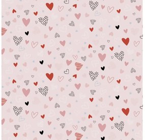 Sada 2 ks dekoračných obliečok na vankúš LOVITA 40x60 cm, ružová