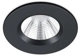 LED zapustené svietidlo Trio Zagros čierna TR 650710132