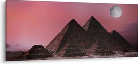 Obraz - Pyramídy Giza, Egypt (120x50 cm)