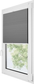 Dekodum Neinvazívna voštinová plisovaná roleta grey PP037 na mieru – bez vŕtania Šírka (cm): 53