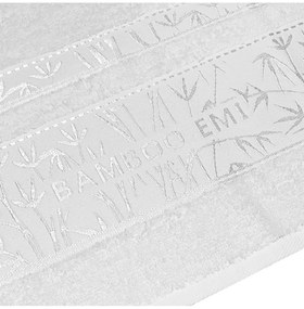 Uterák bamboo biely 50x100 cm EMI