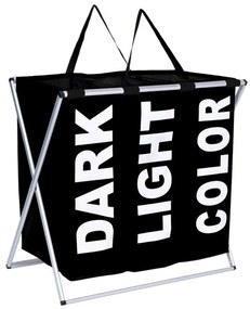 Kôš na bielizeň TRIKO 130 l čierny