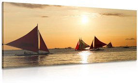Obraz nádherný západ slnka na mori Varianta: 100x50