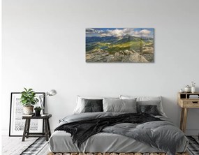 Sklenený obraz jazierka salašnícky 125x50 cm