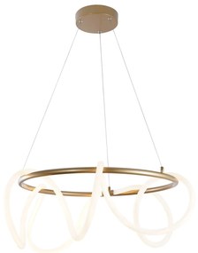 Dizajnový LED luster Balbo zlatá