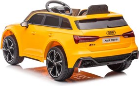 LEAN CARS Audi RS6 Batéria Vozidlo BRD-2118 Žltá