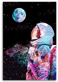 Gario Obraz na plátne Astronaut a pohľad na planétu - Gab Fernando Rozmery: 40 x 60 cm