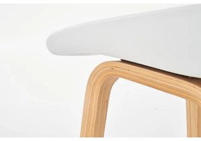 Barová stolička 81x51 cm béžová/biela