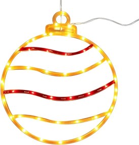 Nástenné LED svietidlo Vianočná ozdoba gule – 39*3*35 cm