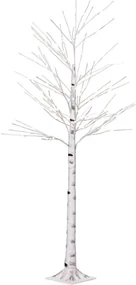 VOLTRONIC LED breza,8 funkcií s ovládačom,teplá biela,150 cm