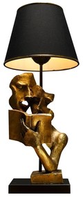 Stolová lampa v čierno-zlatej farbe (výška 57 cm) Lecture – Opviq lights