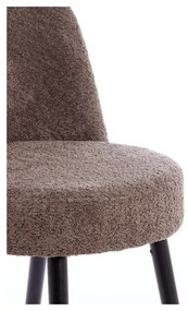 Hnedá jedálenská stolička Eckley – Light &amp; Living