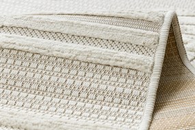 Koberec SANTO  SIZAL 1001 Geometrický, biely