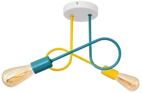 Detský prisadený luster OXFORD 2xE27/15W/230V