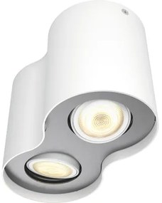 LED bodové svietidlo Philips HUE 56332/31/P6 Pillar 2x 5W 2x 350lm 2200-6500K biele s diaľkovým ovládaním - kompatibilné so SMART HOME by hornbach