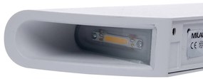Exteriérové nástenné LED svietidlo Brick, 1x LED 6w, biela