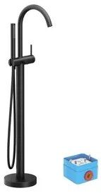 Ravak Freedom vaňová batéria bez podomietkového telesa čierna X070437