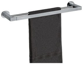 Samodržiaci držiak na uteráky z nehrdzavejúcej ocele v lesklo striebornej farbe Maribor – Wenko