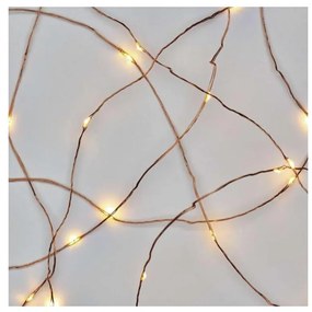 LED Vianočná vonkajšia reťaz 100xLED/15m IP44 teplá biela