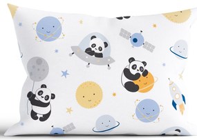Bavlnená obliečka na vankúš Renforcé 40 × 60 cm – Vesmírna panda