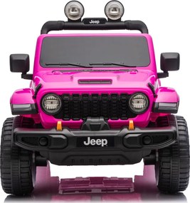 LEAN CARS Batéria pre vozidlá Jeep Rubicon 4x4 DK-JWR556 4x200W 24V ružová