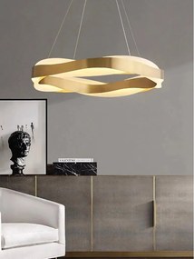 Toolight Toolight, LED stropné svietidlo APP1802-CP, zlatá matná, OSW-04060