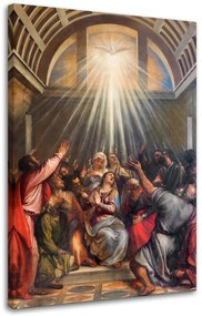 Gario Obraz na plátne Zoslanie Ducha svätého, Tiziano Vecelli, Benátky Rozmery: 60 x 90 cm