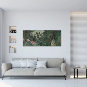 Obraz - Henri Rousseau, The Equatorial Jungle, reprodukcia (120x50 cm)
