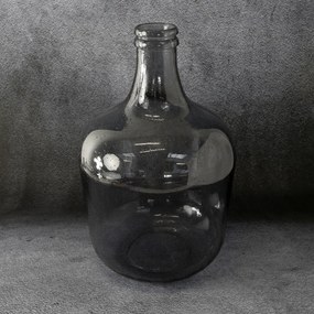 Dekoratívna váza LILY 27x42 CM sivá