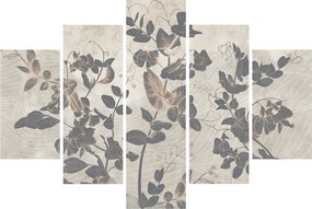 Obraz - Texturované listy (150x105 cm)