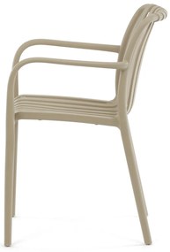 Autronic - Židle jídelní, stohovatelná, cappucino plast - CT-X7029 CAP AKCE