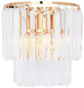 Brilagi - LED Krištáľové nástenné svietidlo MOZART 2xE14/40W/230V zlatá