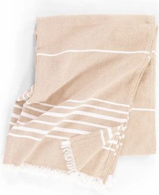 Béžová bavlnená deka 150x200 cm Solene – Tiseco Home Studio