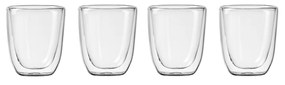 Pohár BASIC Glas Double Wall 190 ml - set 4 ks - 321235