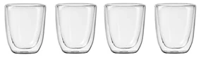 Pohár BASIC Glas Double Wall 190 ml - set 4 ks - 321235