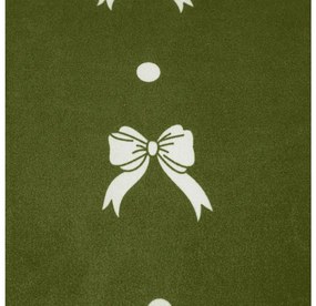 Flanelové obliečky z mikrovlákna WHITE BOW zelené Rozmer obliečky: 70 x 90 cm | 140 x 200 cm