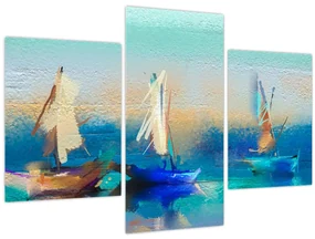 Obraz - Obraz krajiny, maľba (90x60 cm)