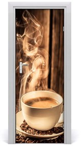 Fototapeta na dvere samolepiace aromatická káva 75x205 cm