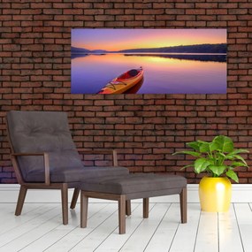 Obraz - Kajak na jazere (120x50 cm)