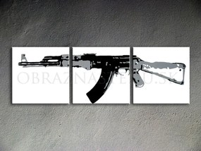 Ručne maľovaný POP Art obraz Kalashnikov | rôzne rozmery