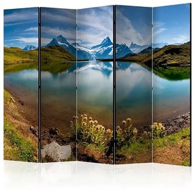 Paraván - Lake with mountain reflection, Switzerland II [Room Dividers]