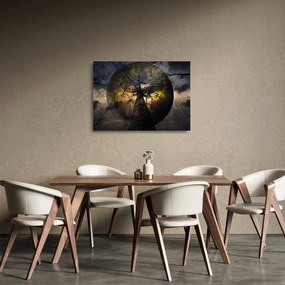 Sklenený obraz - Záhadné nebo (70x50 cm)