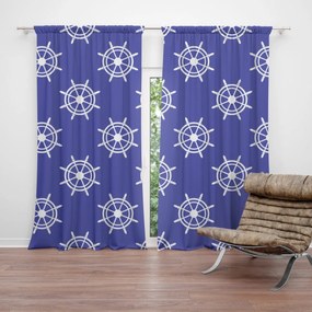 Sablio Záves Biele kormidlá: 2 ks 140x250 cm
