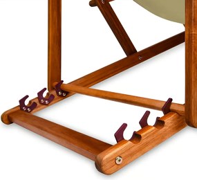 Záhradné lehátko SIENA, 94x60x94cm, béžová Jurhan