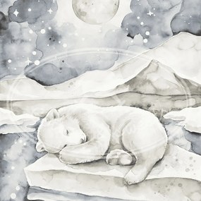 Plagát medveď 18x24cm